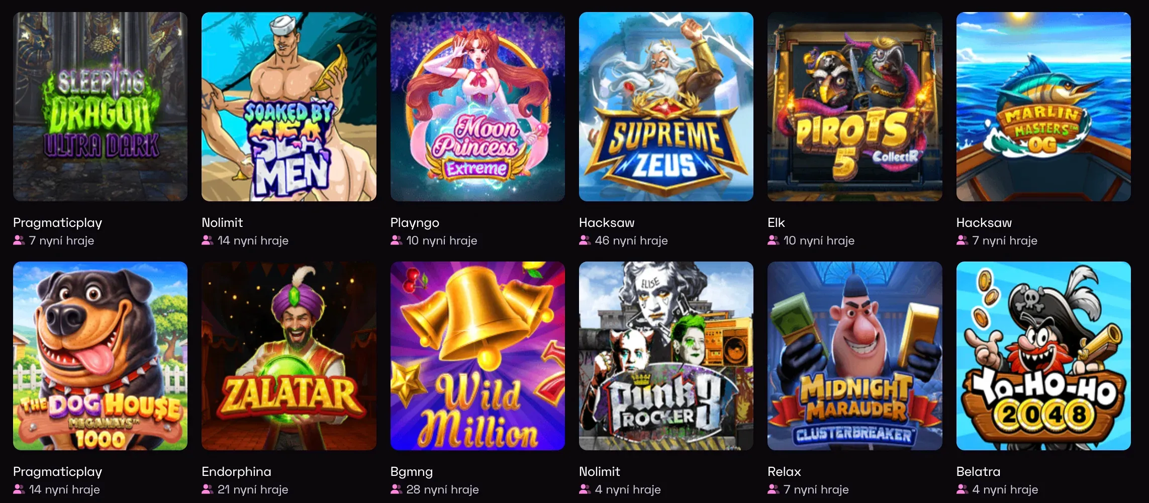 Rozmanitost výherních automatů v Lussurio casino